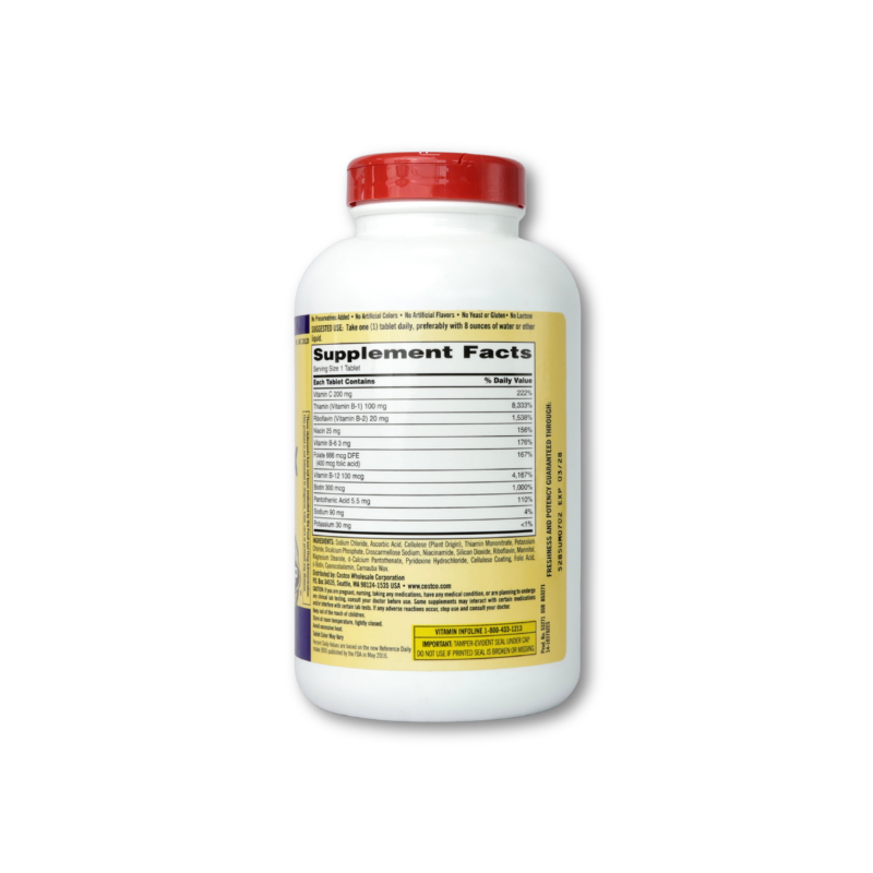 Kirkland Signature Super B-Complex with Electrolytes, 500 Tablets