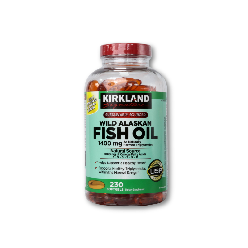 Kirkland Signature Wild Alaskan Fish Oil 1400 mg