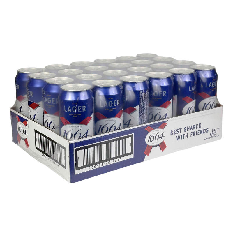 Kronenbourg 1664 Beer Cans 24x50cl
