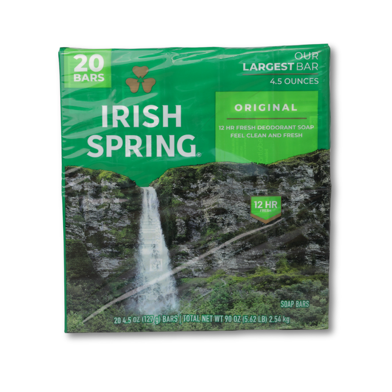 Irish Spring Bar Soap 20pk/4.5oz
