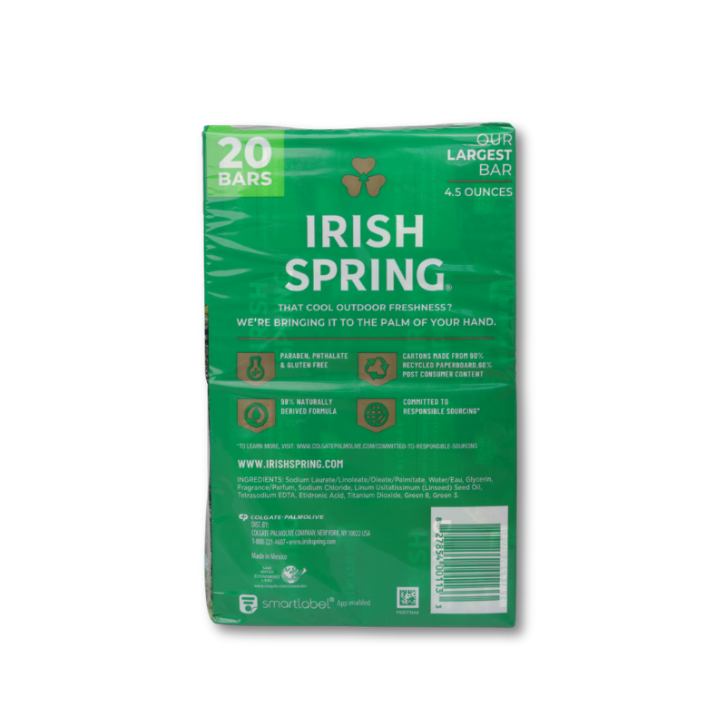 Irish Spring Bar Soap 20pk/4.5oz