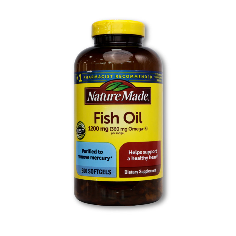 Nature Made Fish Oil 1200 mg, 300 Softgels