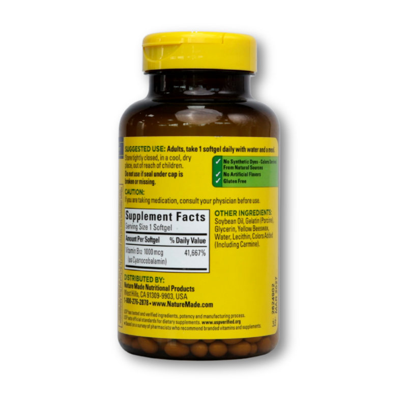 Nature Made Vitamin B12 1000 Mcg 400 Softgels