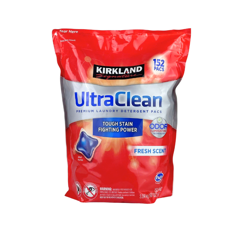 Kirkland Signature Ultra Clean Laundry Detergent Pacs, 152-count
