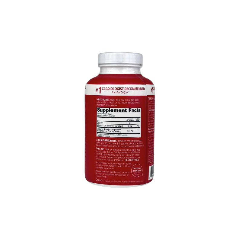 Qunol Mega CoQ10 Ubiquinol 100 mg., 120 Softgels