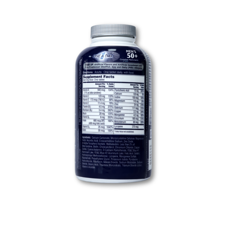 One A Day For Men 50+ 300 Tablets (300 VIÊN)