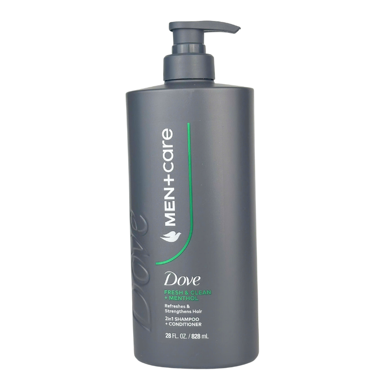 Dove Men Care 2 in 1 Shampoo & Clean With Pump 28oz