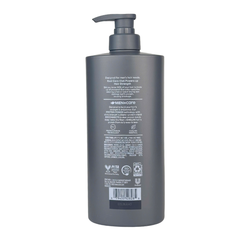Dove Men Care 2 in 1 Shampoo & Clean With Pump 28oz