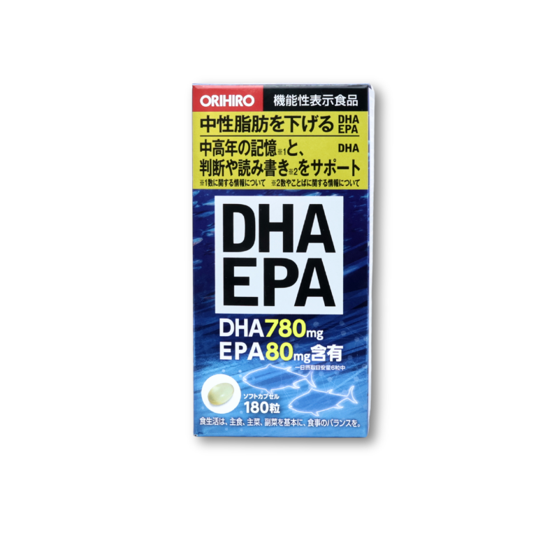 ORIHIRO DHA + EPA 180 Capsules