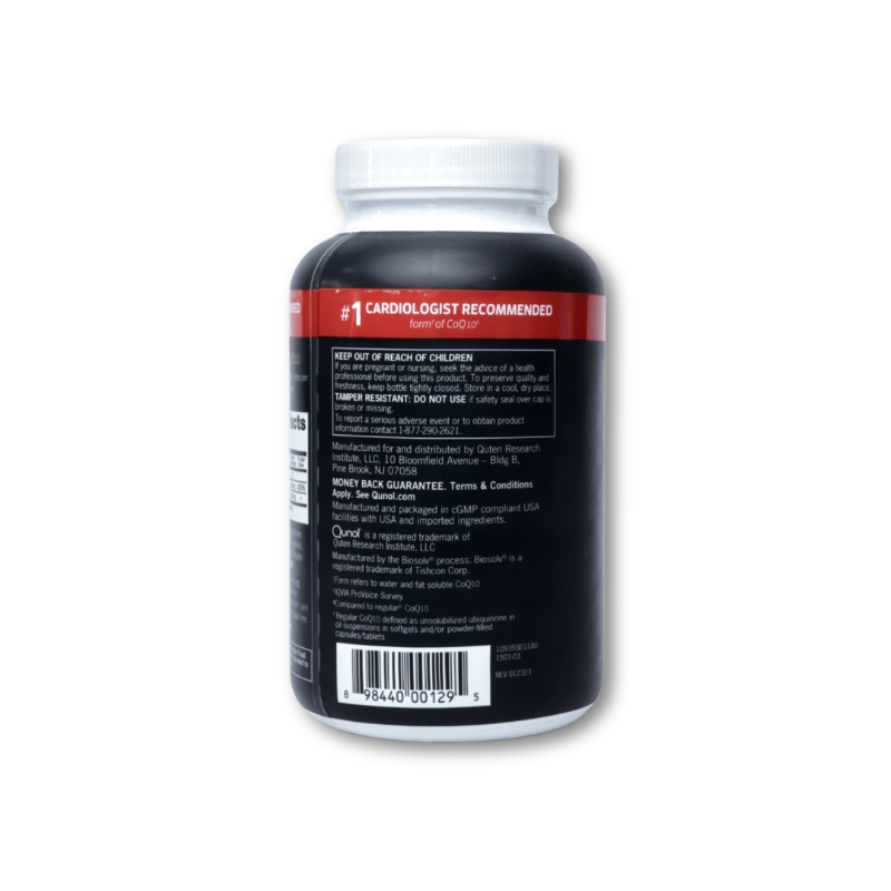 Qunol Ultra CoQ10 100 mg., 180 Softgels