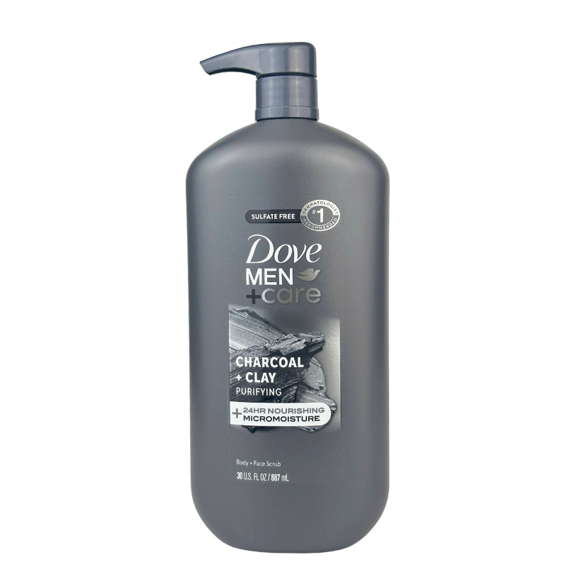 Dove Men + Care Body Wash Charcoal Clay 30oz