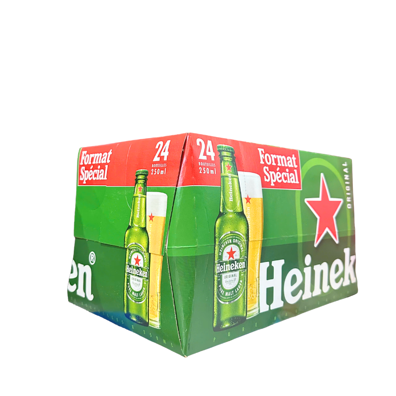 HEINEKEN BOTTLE BEER 24*250ml (Alc 5%)