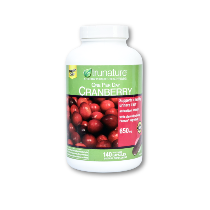 Trunature Cranberry 650 Mg, 140 Capsules