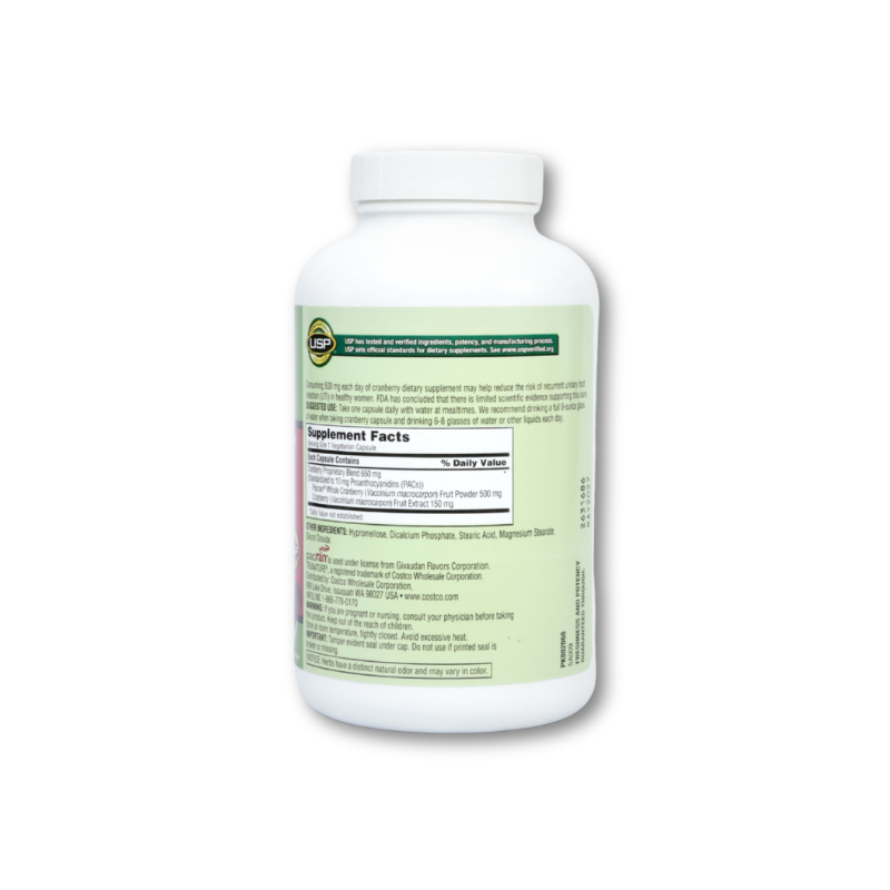Trunature Cranberry 650 Mg, 140 Capsules