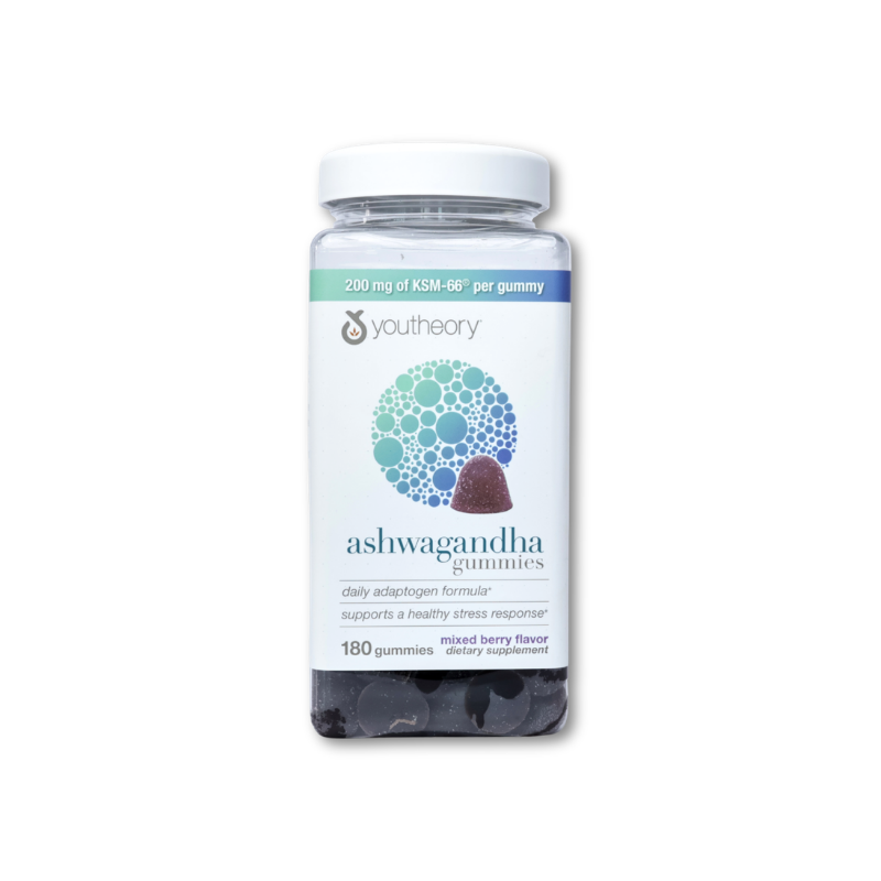 Youtheory Ashwagandha Gummies, 180 Gummies