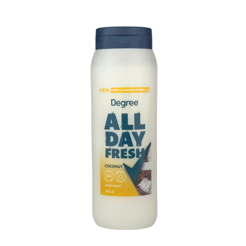 Degree Body Wash Fresh Coconut 20oz
