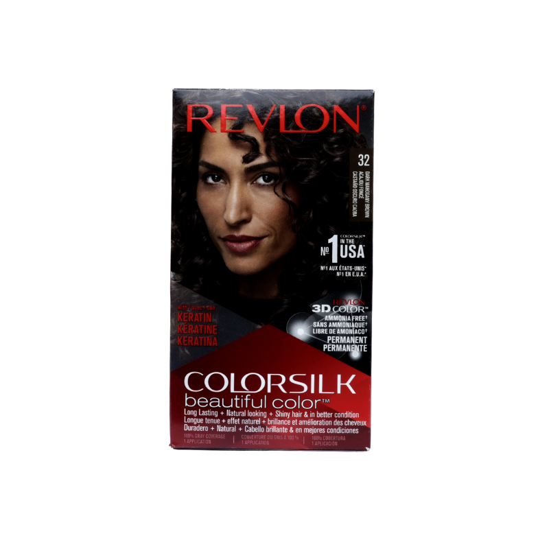 REVLON COLORSILK 3D 3RB MAHOGANY BROWN-NO.32
