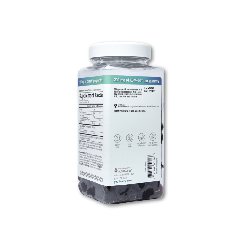 Youtheory Ashwagandha Gummies, 180 Gummies
