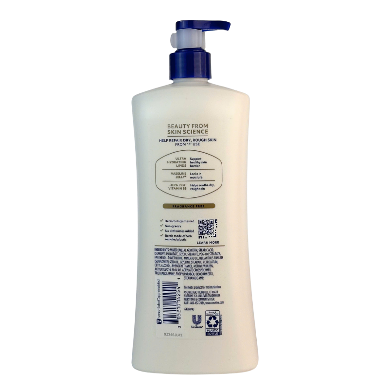Vaseline Intensive Care Unscented Advanced Repair Lotion 32oz