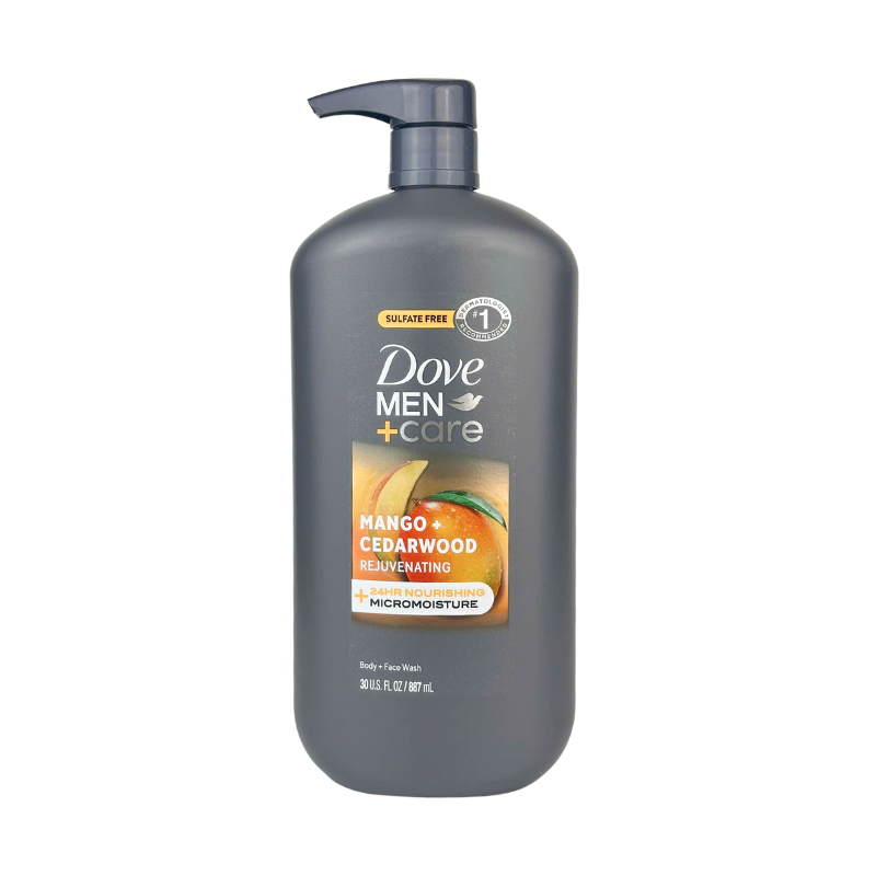 Dove Men'S Care Body Wash Mango+Cedarwood 30oz