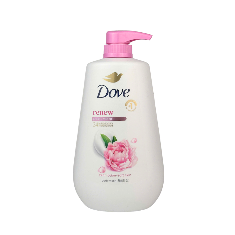 Dove Body Wash Peony + Rose Oil with Pump 30.6oz