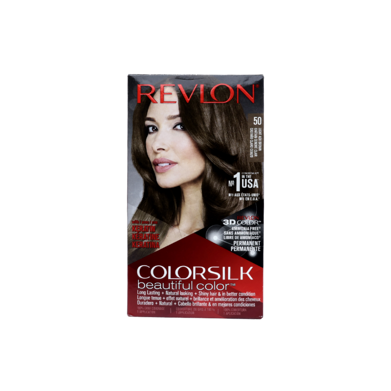REVLON COLORSILK 3D 5A LIGHT ASH BRWN-NO.50