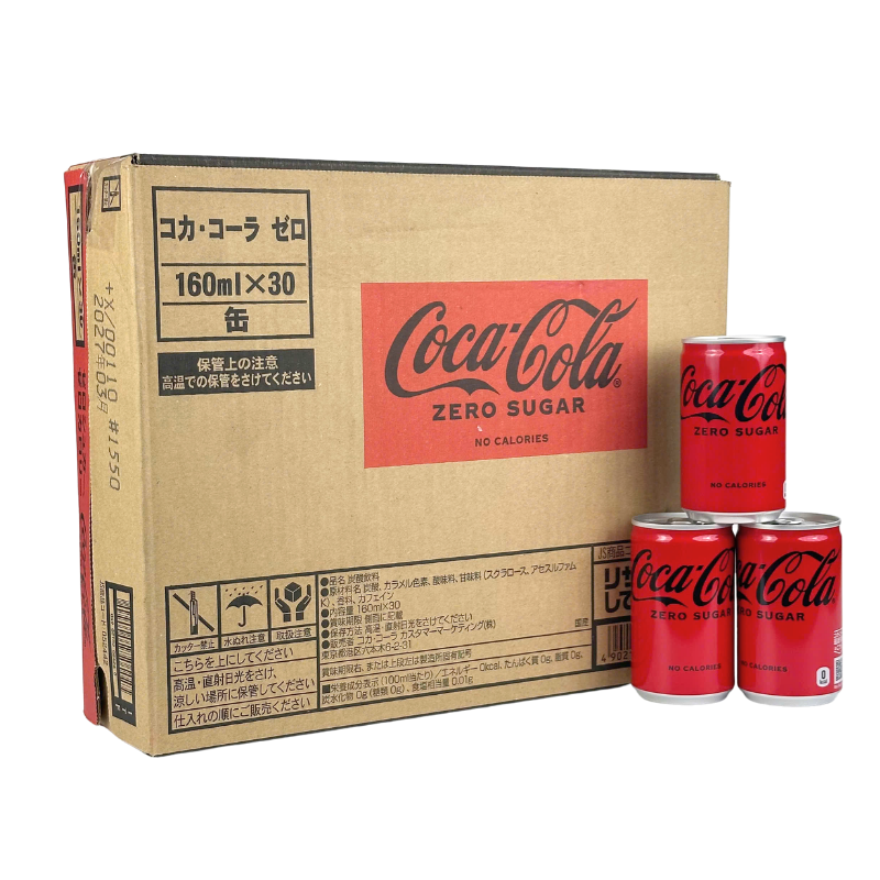 Coca Cola Zero Sugar 30pk x 160ml Can