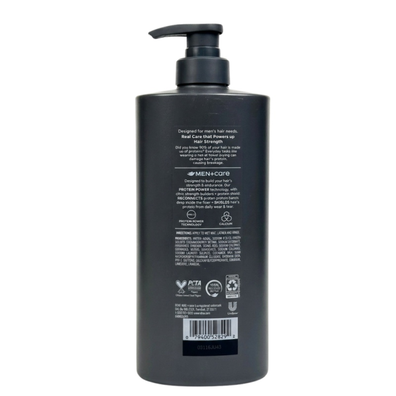 Dove Men Care 2 in 1 Shampoo & Thick Strong With Pump 28oz
