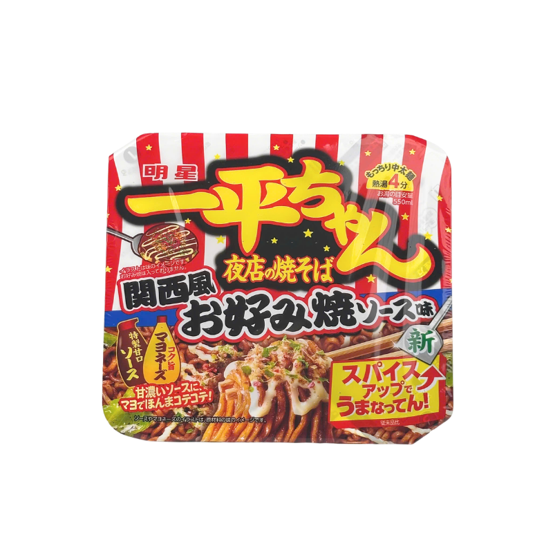 Ippeichan Yakisoba Kansai Style Okonomiyaki Sauce Flavor 122g*12