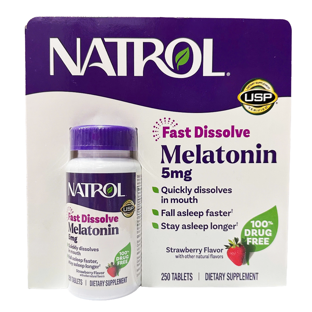 Natrol Melatonin 5 mg Fast Dissolve Tablets, 250 Tablets