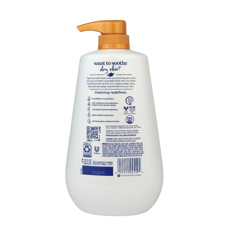 Dove Body Wash Dry Relief 30.6oz
