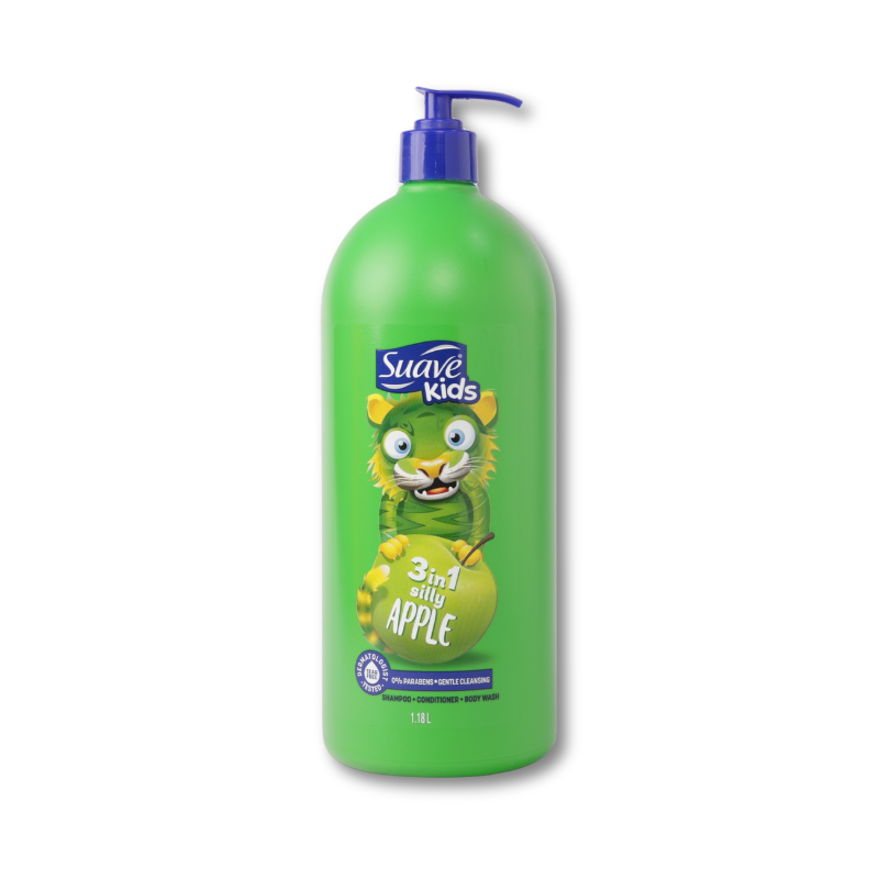Suave 3N1 Kids Apple-40Oz. Pump