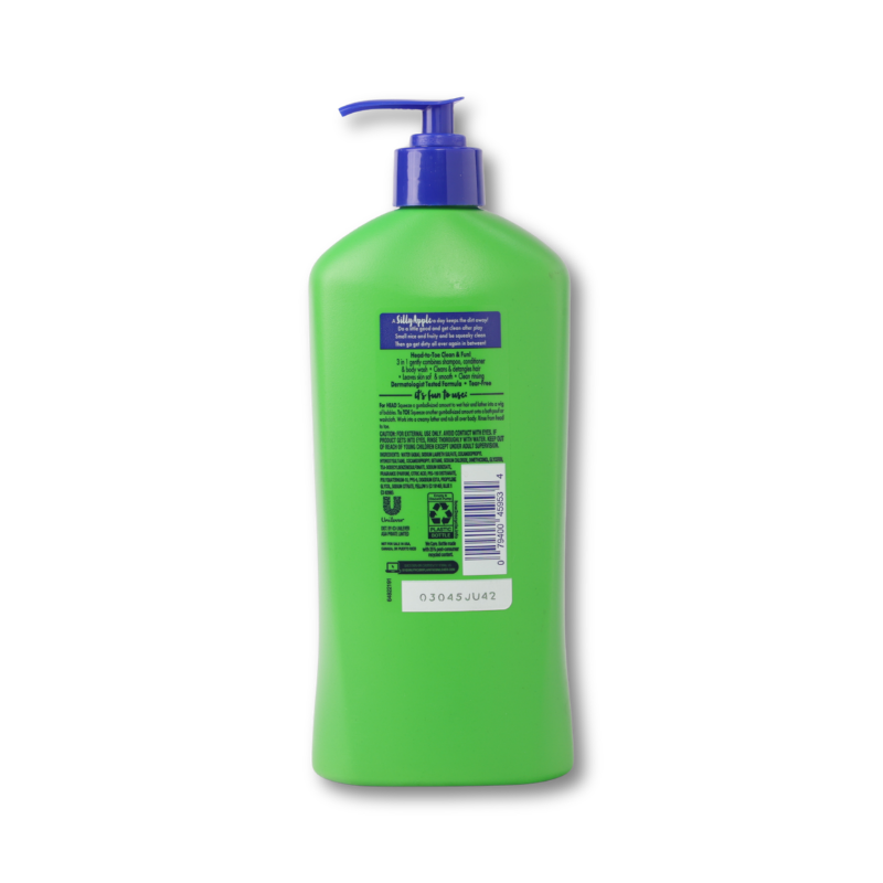 Suave 3In1 Shampoo+Conditioner+Body Wash Kids Apple 18 Oz