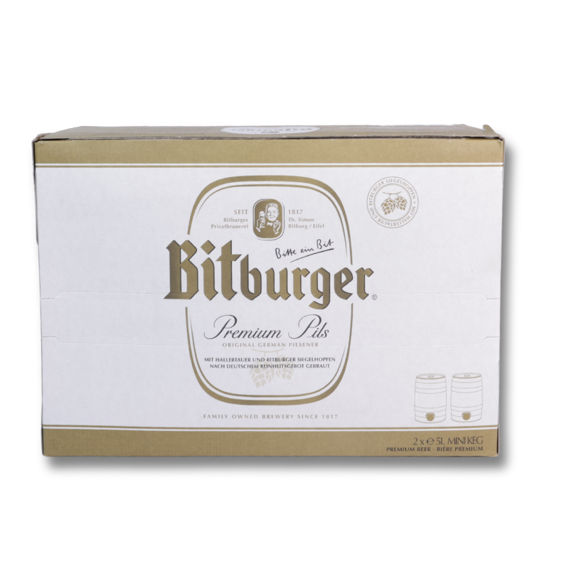 Bitburger Premium Pils Beer Keg 5L