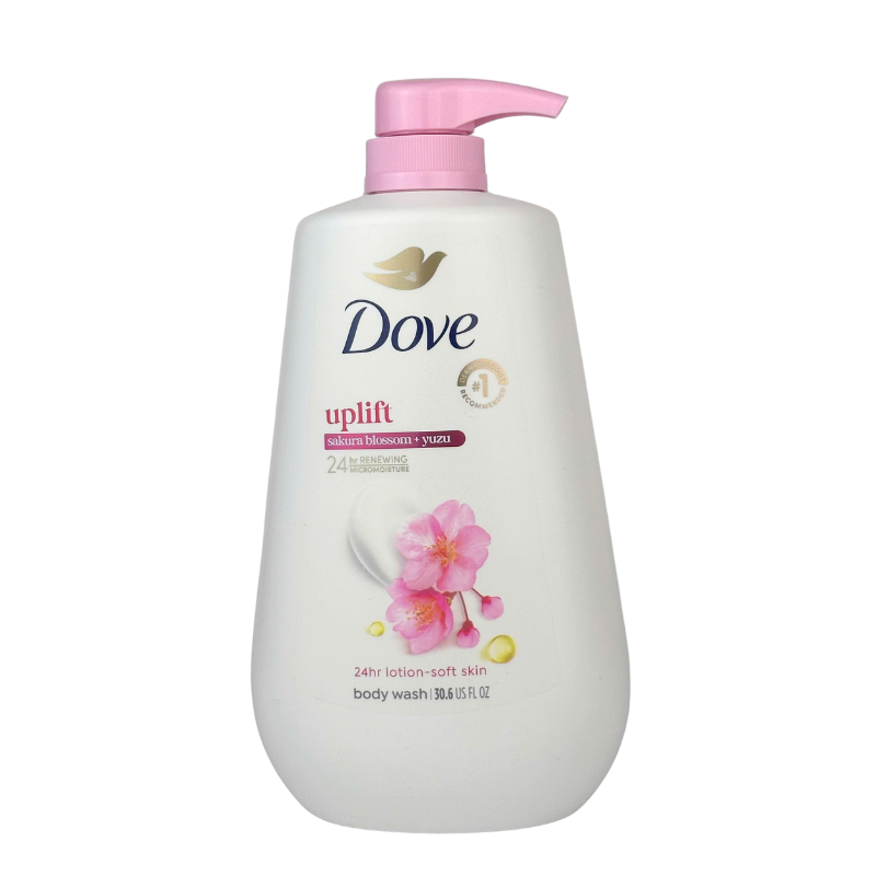 Dove Body Wash Sakura With Pump 30.6oz