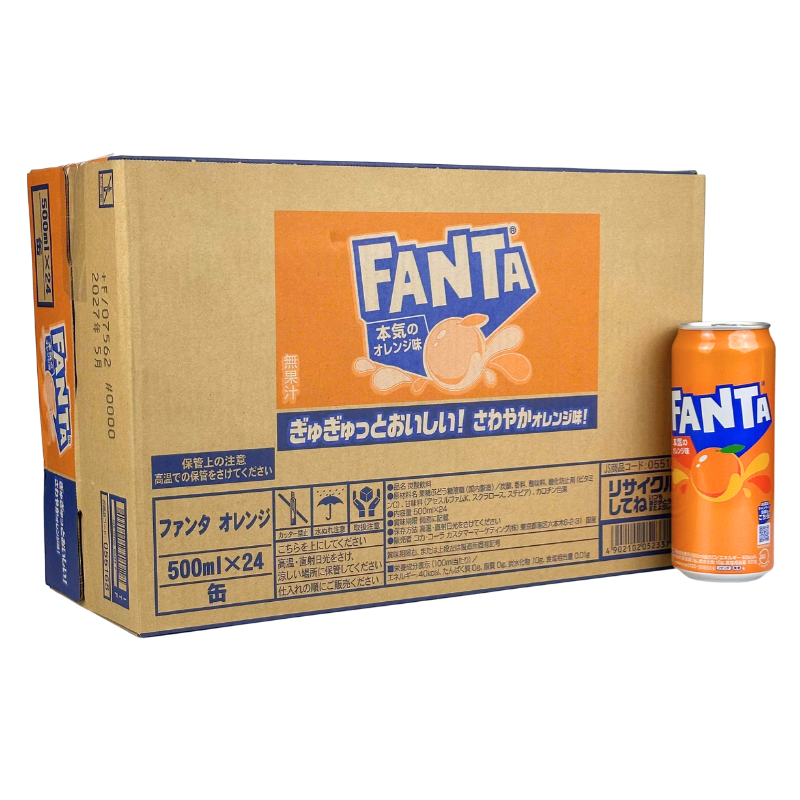 Fanta Orange 24pk x500ml Can