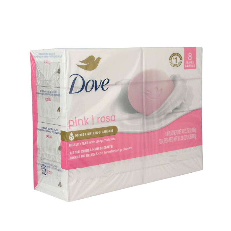 Dove Beauty Bar Soap Pink 8 Bars 30oz