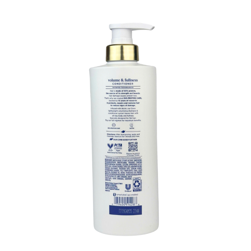 Dove Conditioner Volume Fullness With Pump 18oz