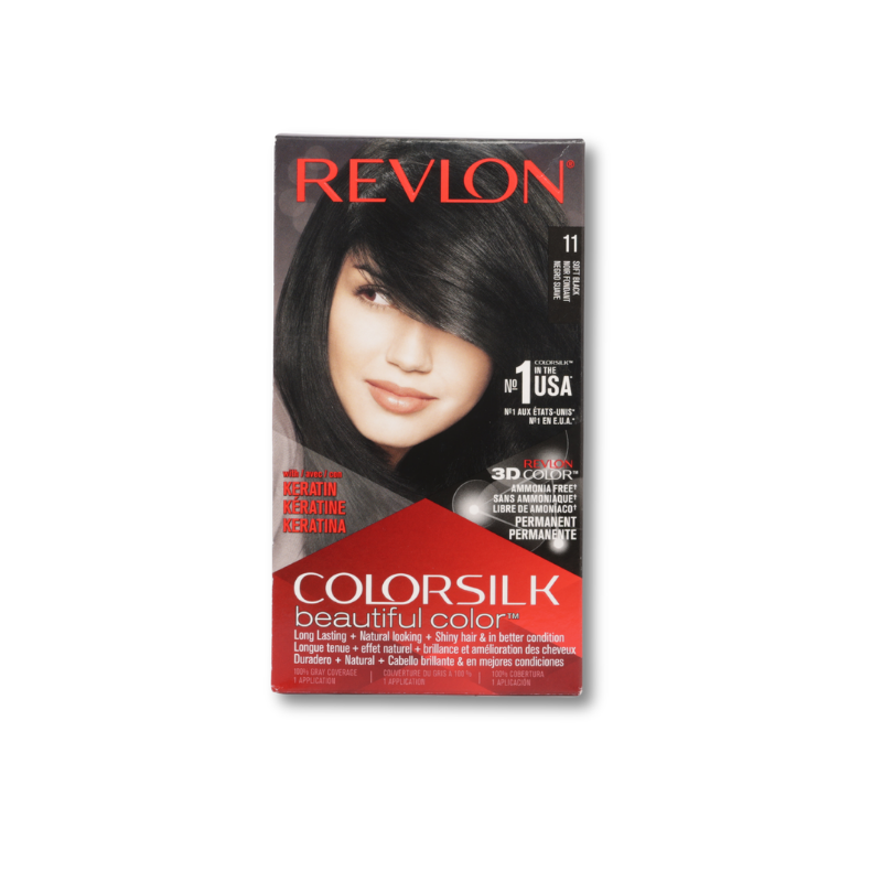 REVLON COLORSILK 3D SOFT BLACK-NO.11
