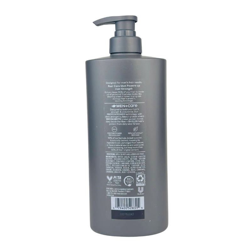 Dove Men Care Shampoo Charcoal With Pump 28oz