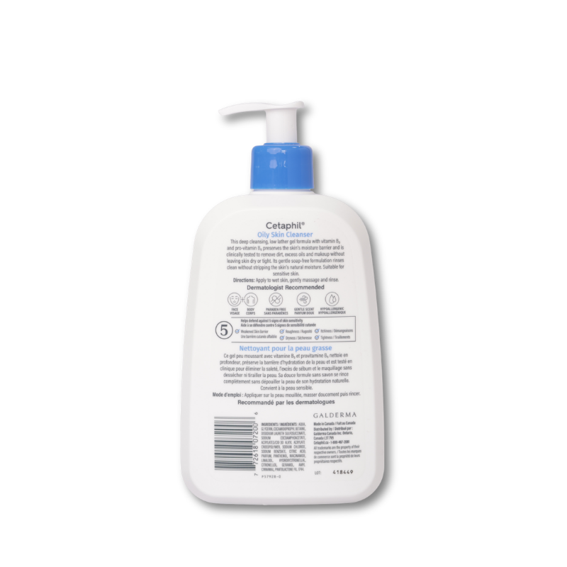 Cetaphil Oily Skin Cleanser Gel 500ml