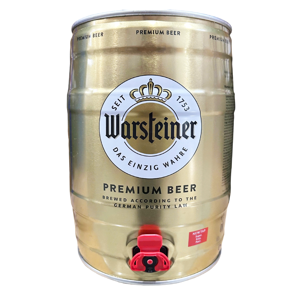 Warsteiner Pilsener Beer Keg 5L