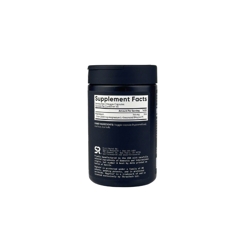 Sports Research Magtein Magnesium L-Threonate, 2000 mg, 135 Capsules