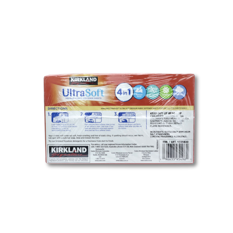 Kirkland Signature Fabric Softener Sheets, 250 count, 2pack
