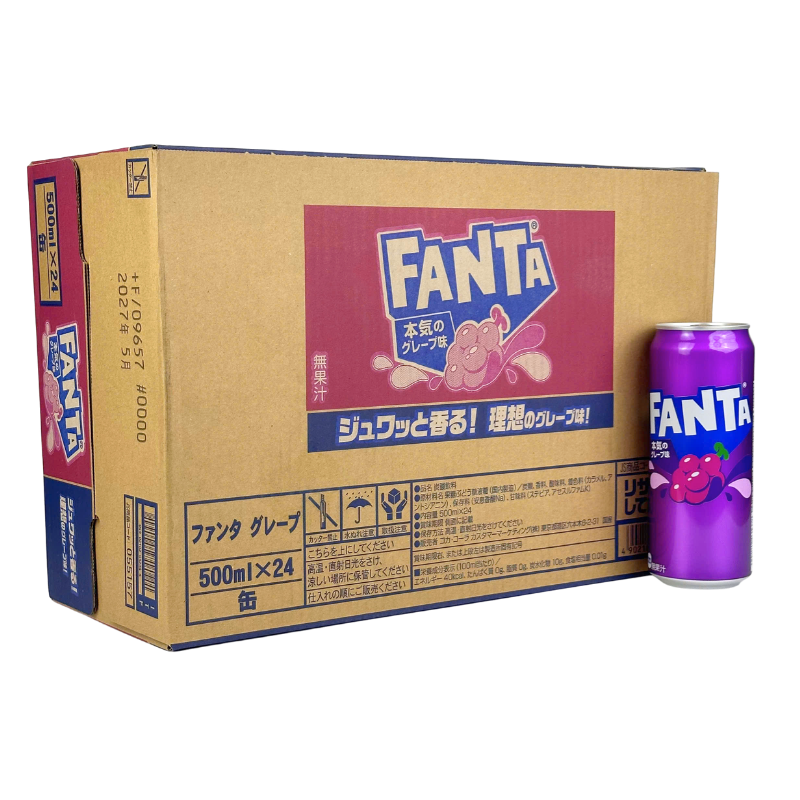 Fanta Grape 24pk x 500ml Can
