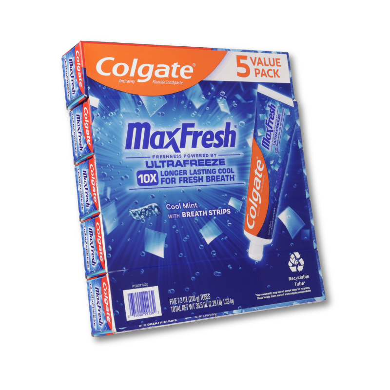 COLGATE MAXFRESH TOOTHPAST  5pk/7.3 oz ( lốc 5 tuýp)
