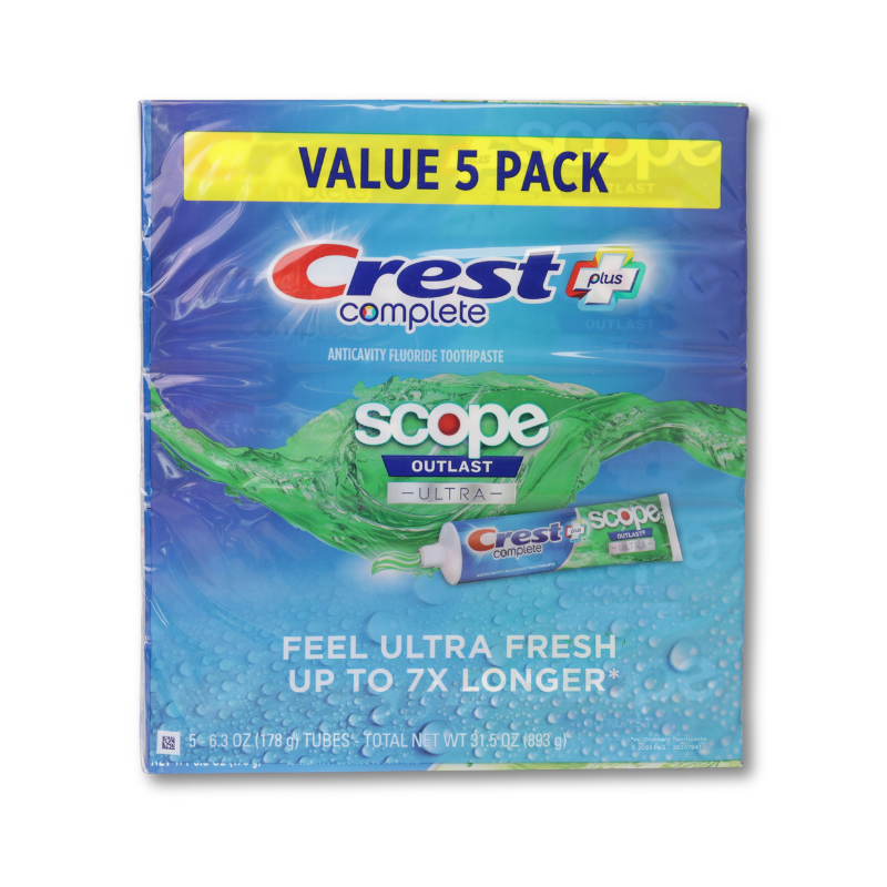 Crest Complete + Scope Outlast Ultra Toothpaste 5/6.3oz
