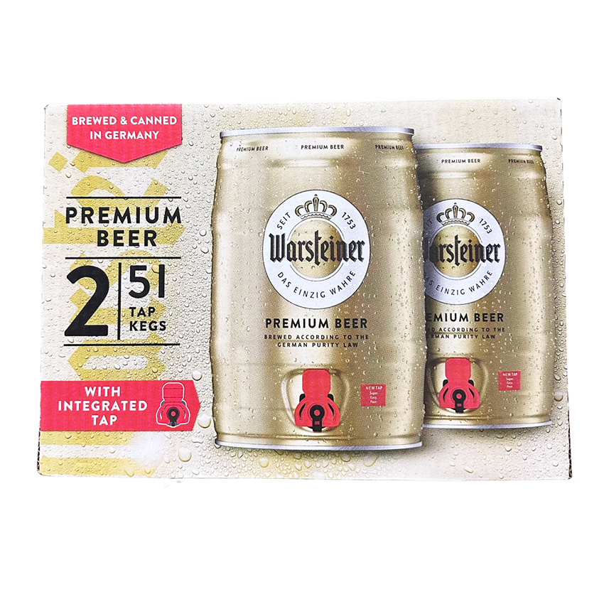 Warsteiner Pilsener Beer Keg 5L