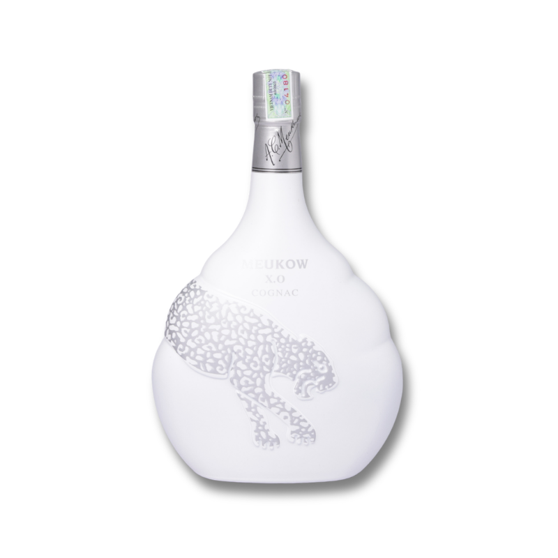 Meukow Cognac XO  Ice Panther Gift Set, 2 Glasses 70cl