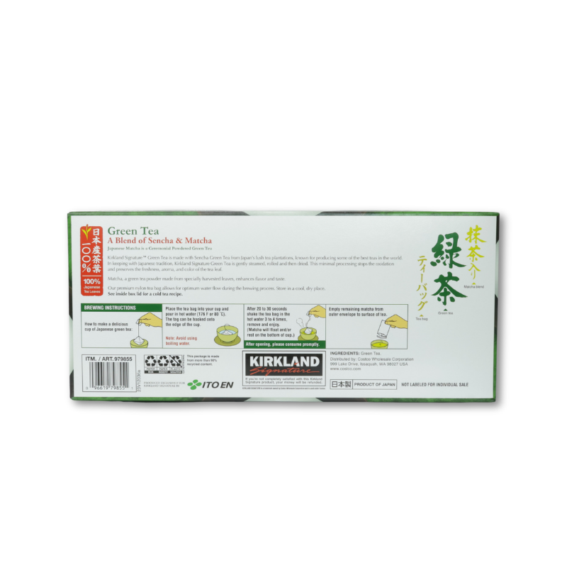 Kirkland Signature Japanese  Green Tea 100CT